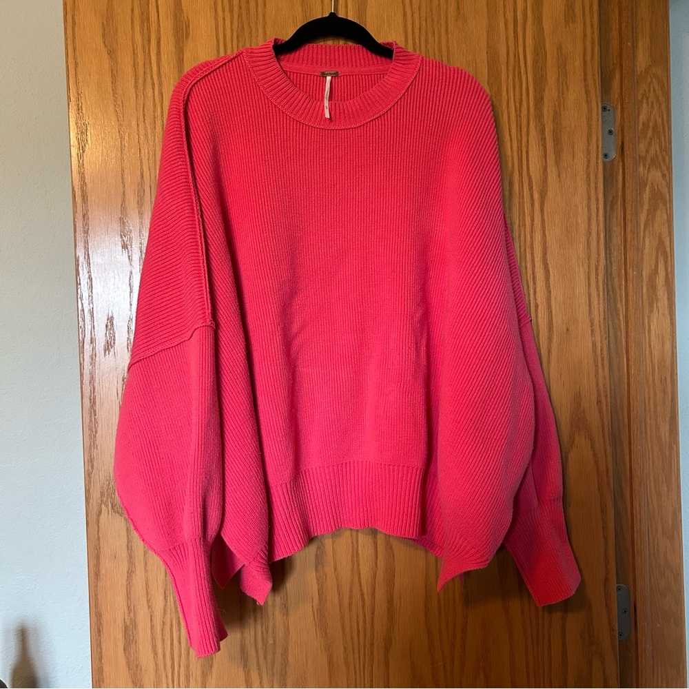 Free People Easy Street Tunic | Size M | Hot Pink
